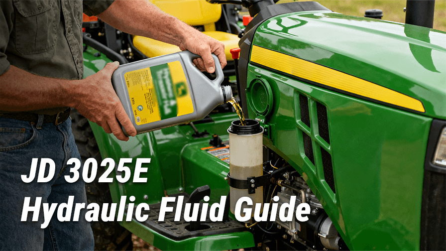 John Deere 3025E Hydraulic & Transmission Fluid: Capacity, Service & Fluid Type