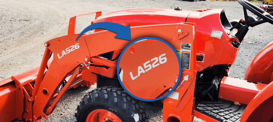 Loader Codes and Attachments LA526