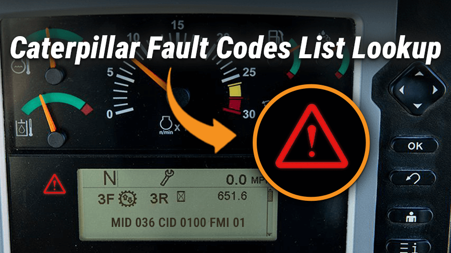 Caterpillar Fault Codes List Lookup: Decode MID, CID, FMI
