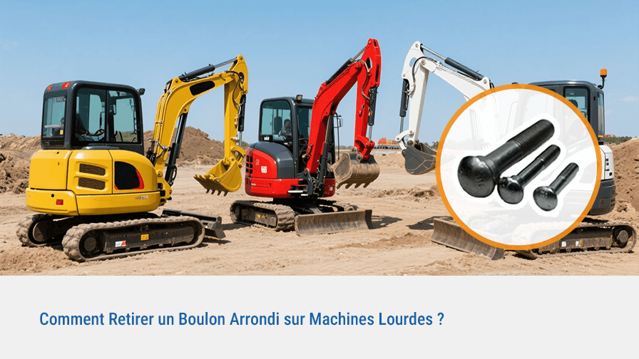 Comment Retirer un Boulon Arrondi sur Machines Lourdes ?