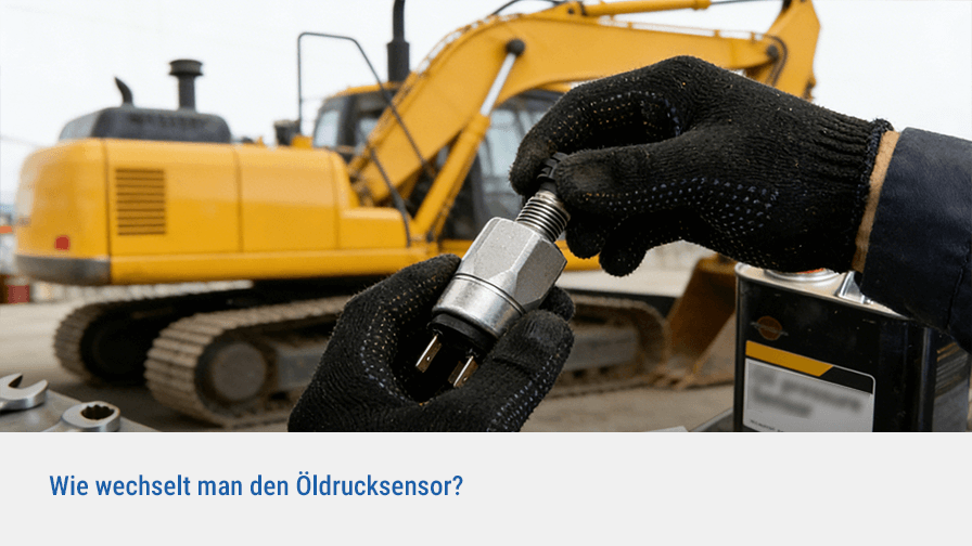 Wie wechselt man den Öldrucksensor?