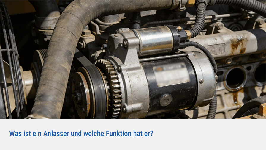 Was ist ein Anlasser und welche Funktion hat er?