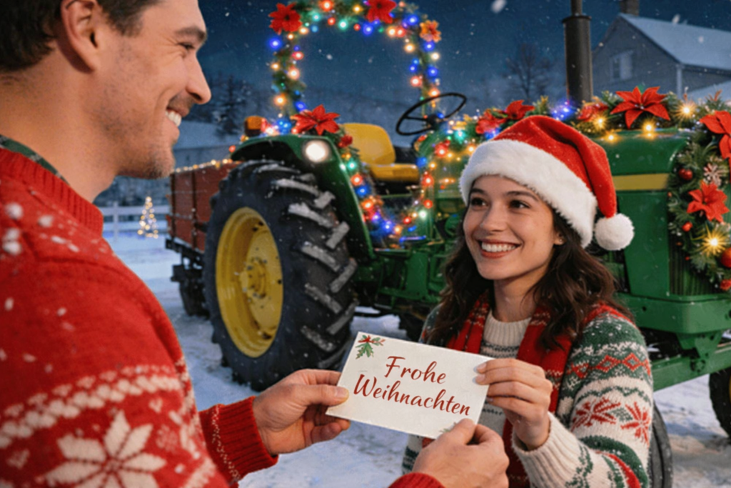 Weihnachtsferien-Grüße – Für Erholung und Entspannung