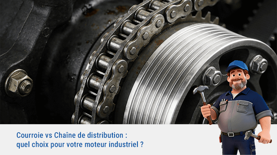 Courroie VS Chaîne de Distribution : Quel Choix pour Votre Moteur Industriel ?