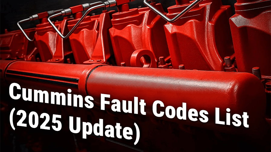 Cummins Fault Codes List Complete Guide(2025 Update)