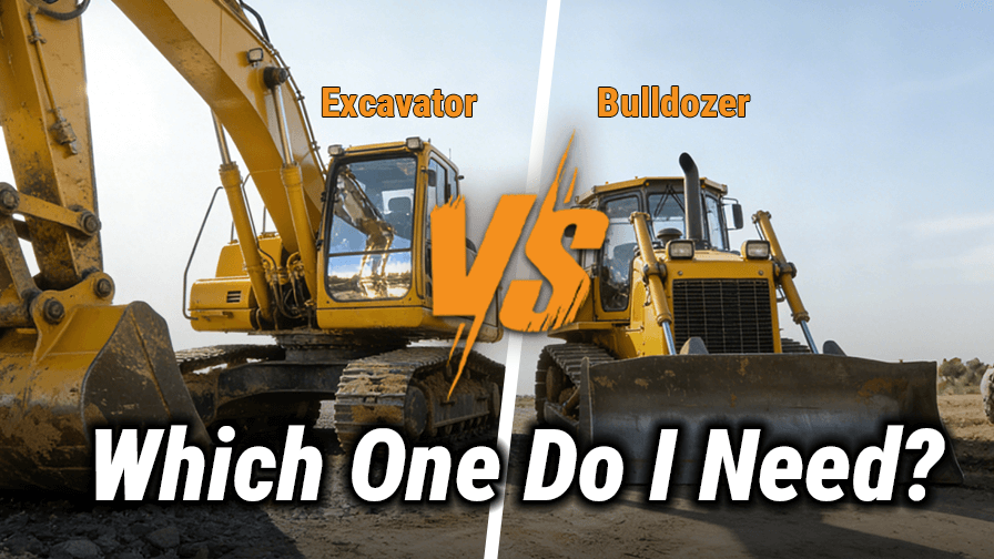 Excavator vs Bulldozer: Which One Do You Need?