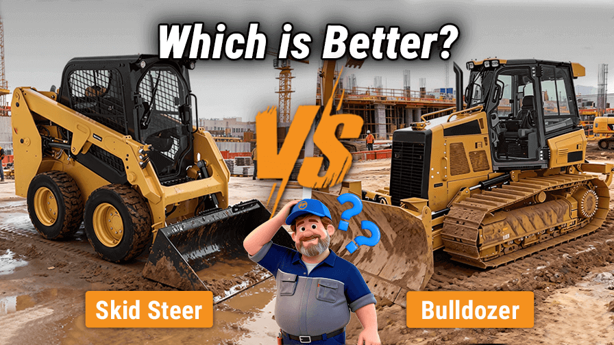 Skid Steer vs Bulldozer: Which is Better?