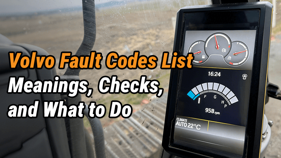 Volvo Fault Codes List Meanings, Checks, and What to Do