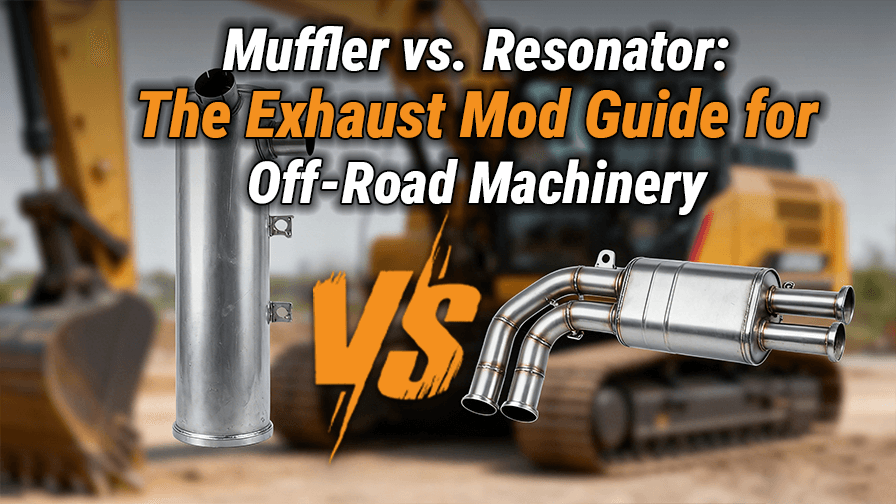 Muffler vs. Resonator: The Exhaust Mod Guide for Off‑Road Machinery