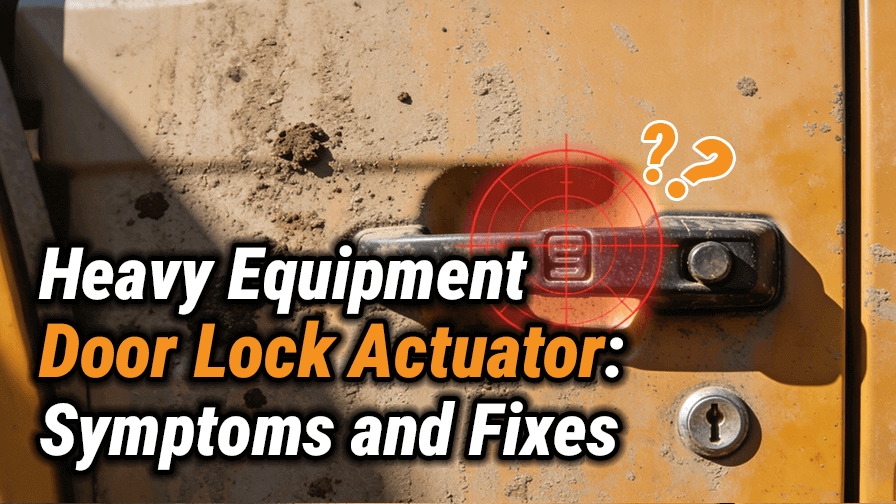 Heavy Equipment Door Lock Actuator: Symptoms and Fixes
