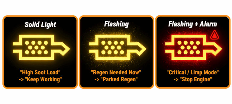 What the DPF Warning Light Means and How to Fix It