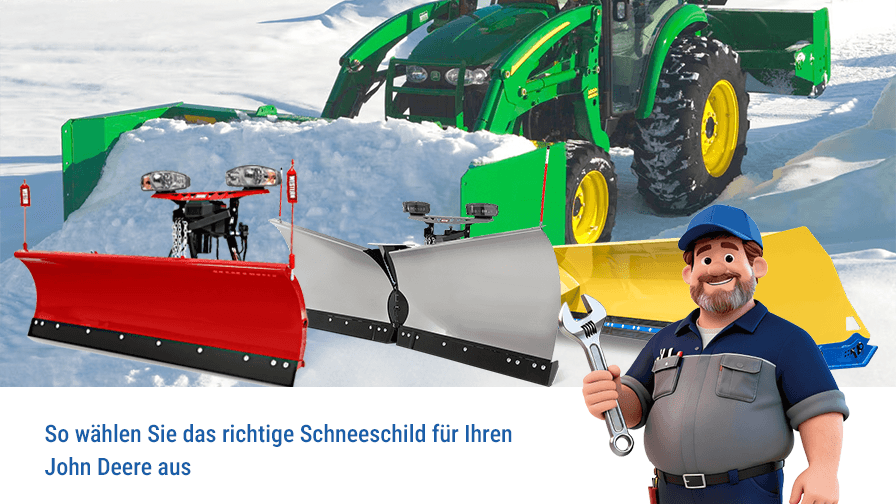 Wie Sie das richtige Schneeschild für Ihren John Deere auswählen