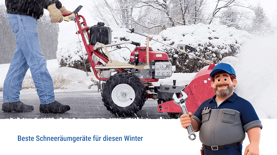 Beste Schneeräumgeräte für diesen Winter