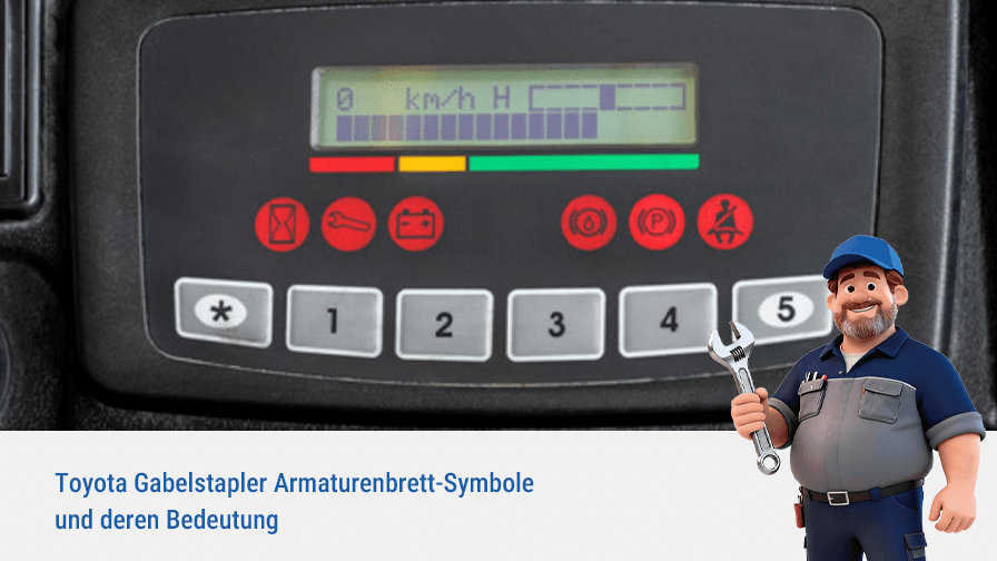 Toyota Gabelstapler Armaturenbrett-Symbole und ihre Bedeutung