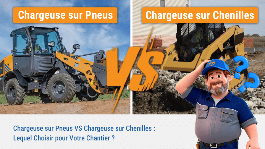 Chargeuse sur Pneus VS Chargeuse sur Chenilles : Avantages, Inconvénients et Applications Pratiques