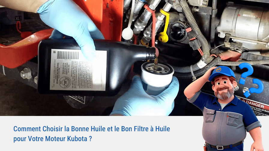 Comment Choisir la Bonne Huile et le Bon Filtre à Huile pour Votre Moteur Kubota ?