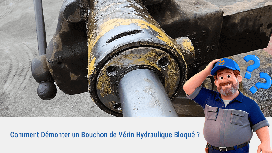 Comment Démonter un Bouchon de Vérin Hydraulique Bloqué ?