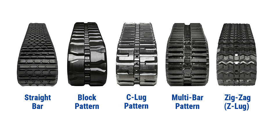 Different Snow Tracks For Skid Steers