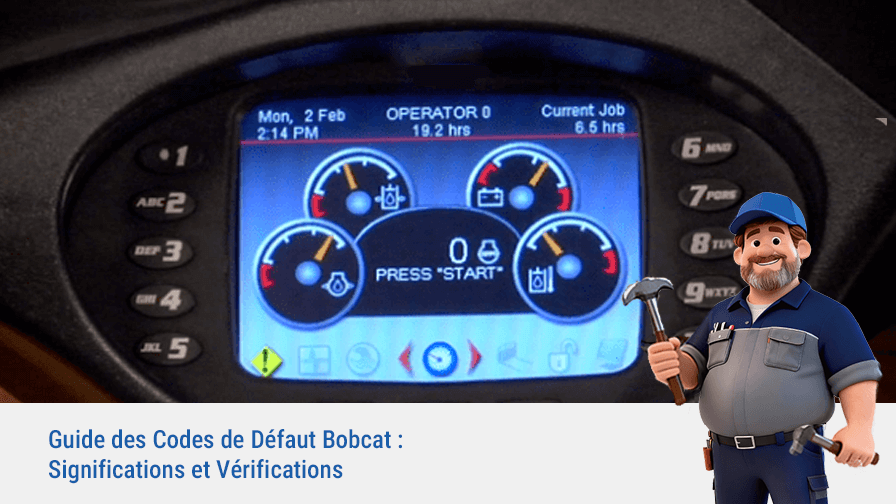 Liste des Codes de Défaut Bobcat : Significations, Catégories et Vérifications Initiales
