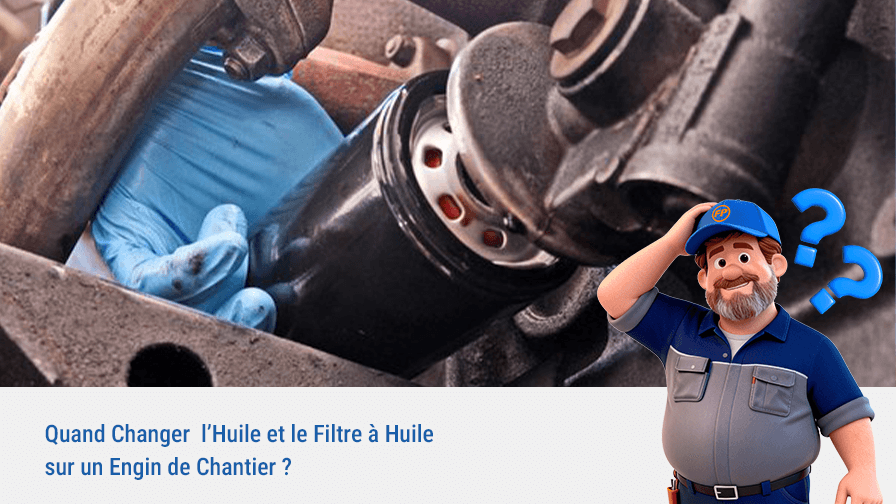 Quand Changer l’Huile et le Filtre à Huile sur un Engin de Chantier ? Guide Complet