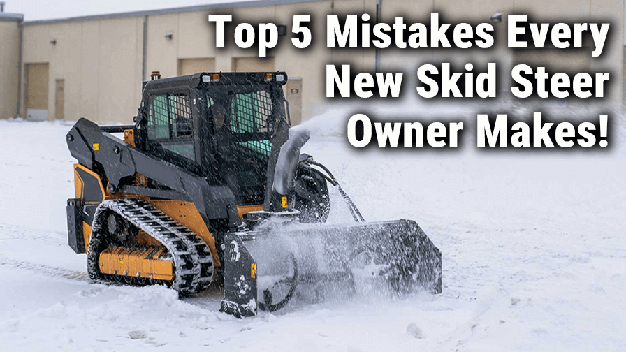 Top 5 Snow Removal Mistakes Every Skid Steer Beginner Makes
