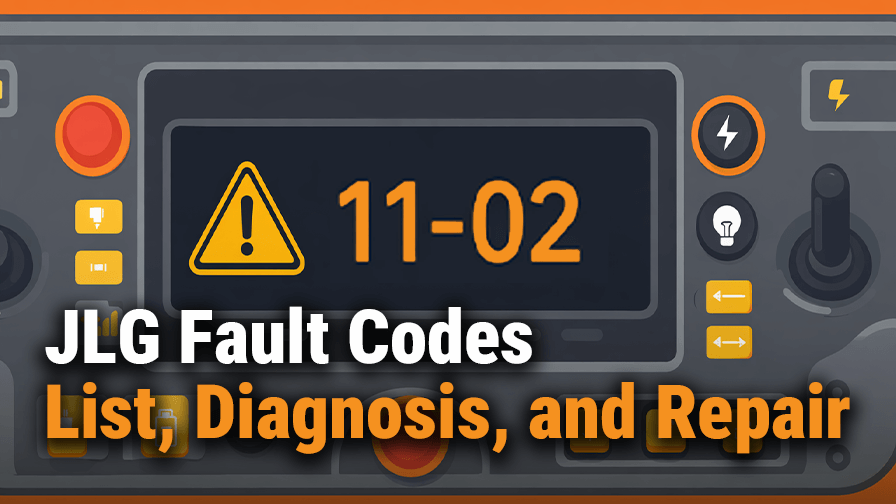 JLG Fault Codes List, Diagnosis, and Repair