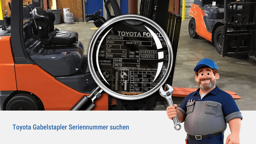 Toyota-Gabelstapler Seriennummer prüfen: Welches Baujahr hat mein Toyota-Gabelstapler?