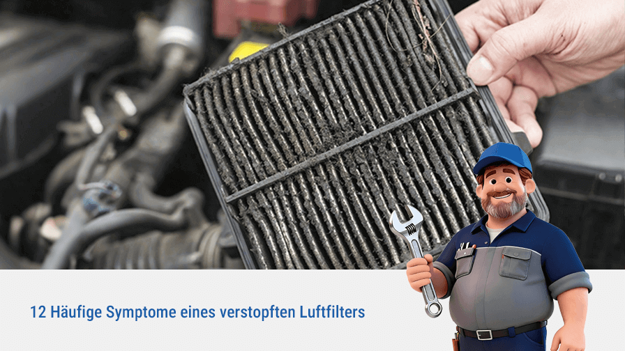 12 Häufige Symptome eines verstopften Luftfilter
