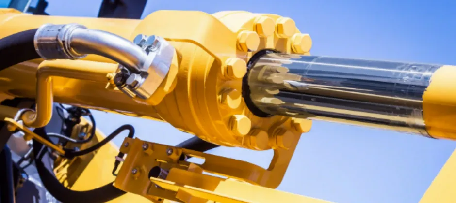 Beurteilung von Schäden am Hydraulikzylinder