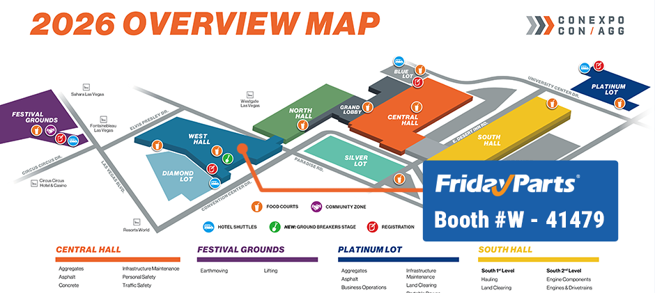 CONEXPO CON-AGG 2026 MAP