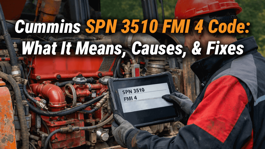 Cummins SPN 3510 FMI 4 Code: What It Means, Causes, & Fixes