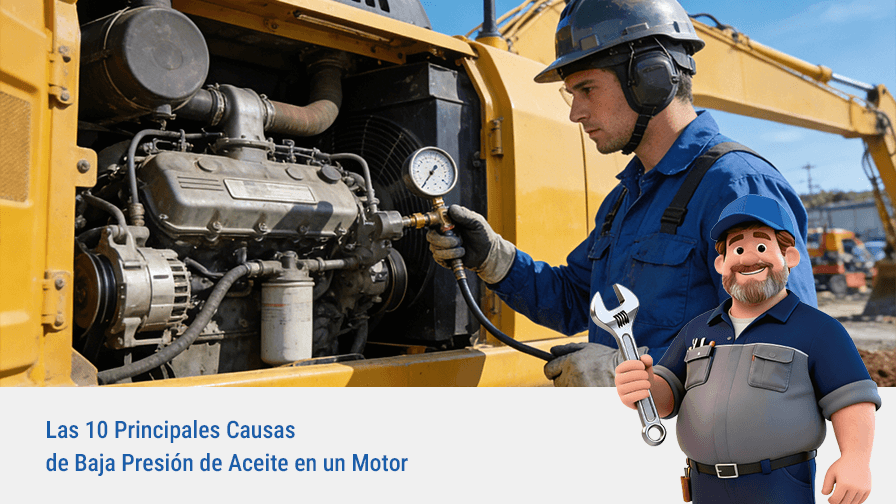 Las 10 principales causas de baja presión de aceite en un motor