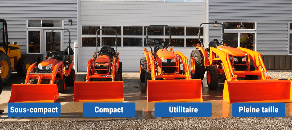 Quelles sont les Différentes Tailles de Tracteurs Kubota ?