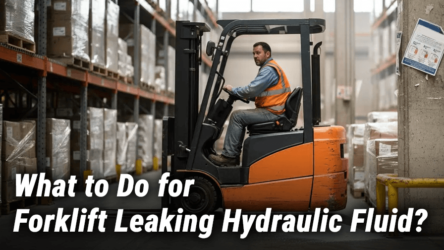 What to Do for a Forklift Leaking Hydraulic Fluid?