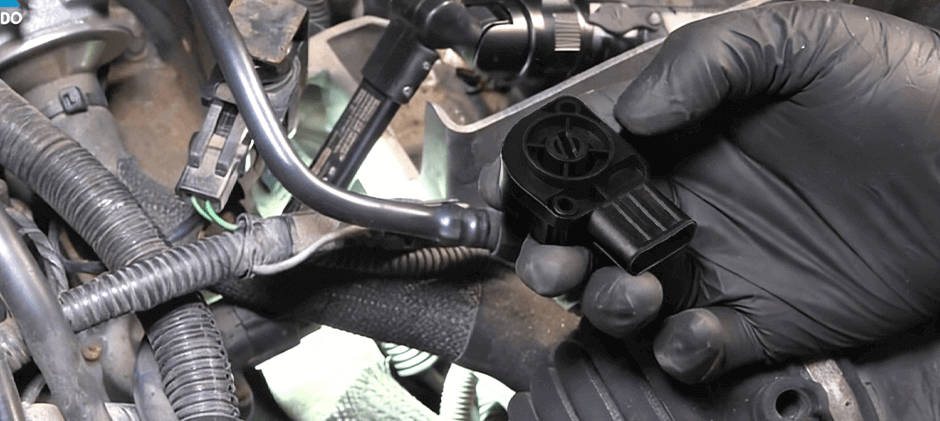 Where is the Throttle Position Sensor Located