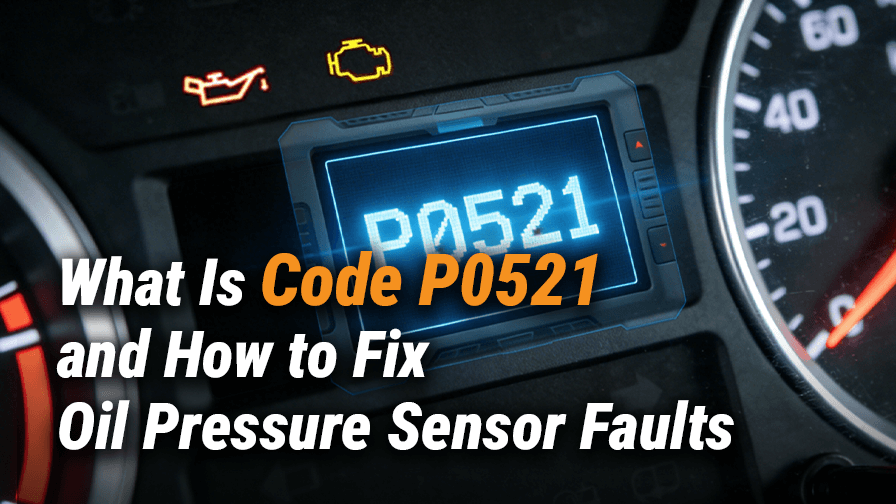What Is Code P0521 and How to Fix Oil Pressure Sensor Faults