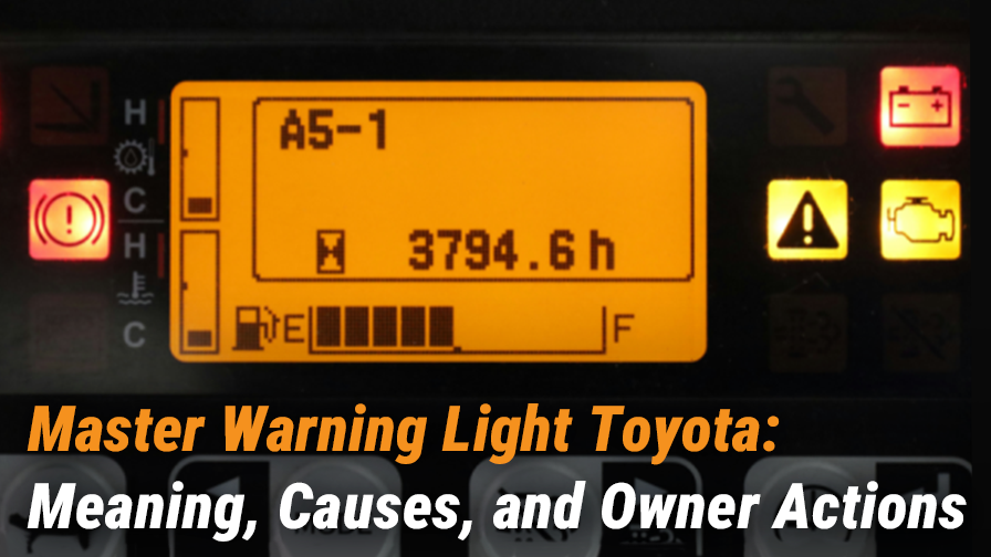 Master Warning Light Toyota: Meaning, Causes, and Owner Actions