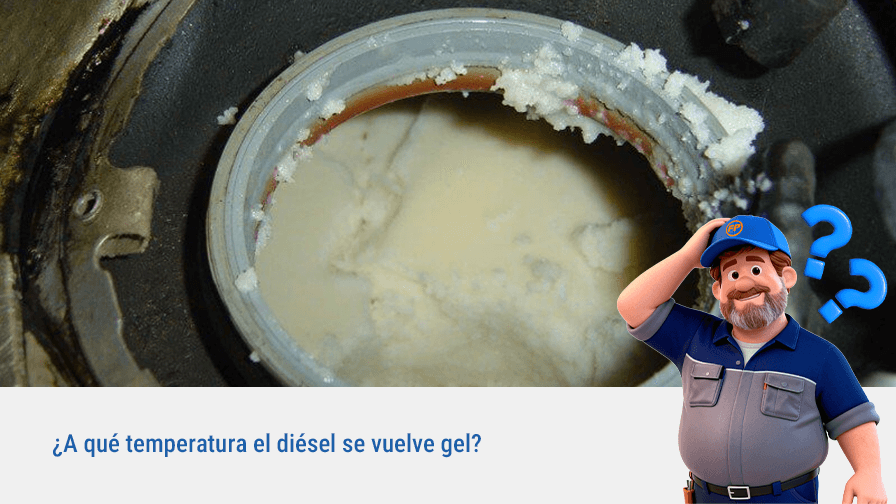 ¿A qué temperatura se congela el diésel?