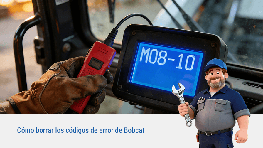 Cómo borrar los códigos de error Bobcat
