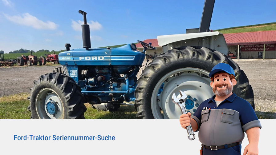 Ford-Traktor Seriennummern Nachschlagen