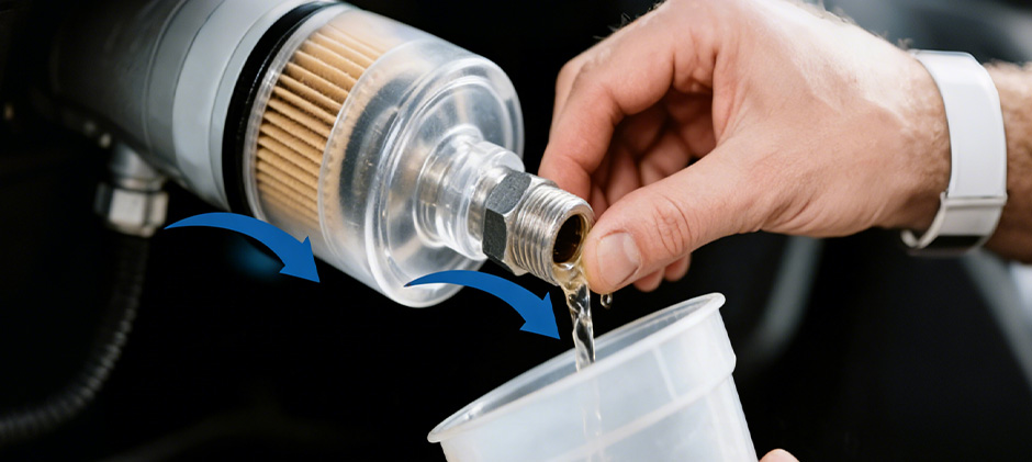 Comment Préparer le Séparateur d’Eau de Carburant au Printemps ?