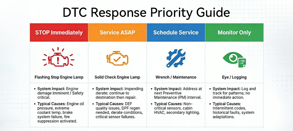 DTC Response Priority Guide