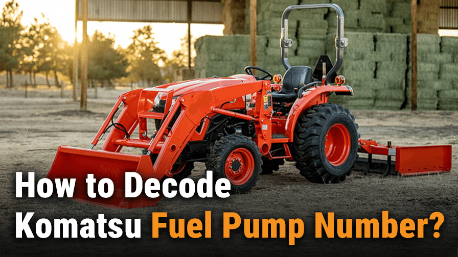 How to Decode Komatsu Fuel Pump Number?