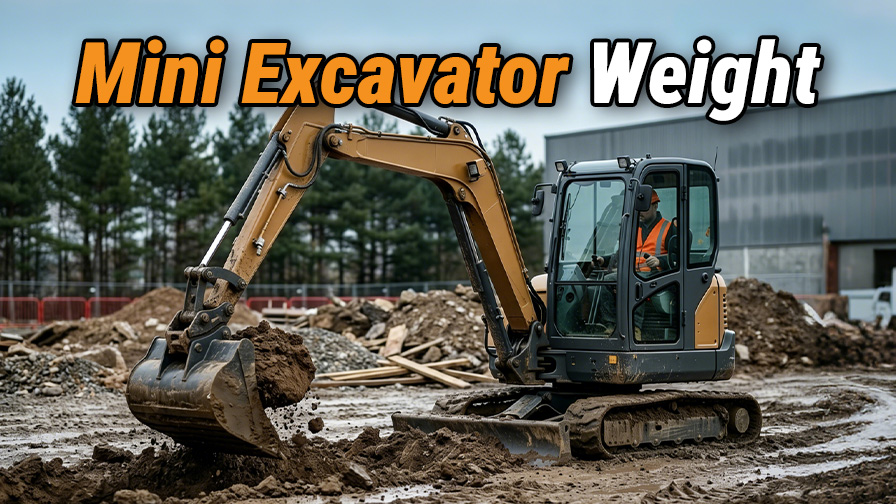 How Much Does a Mini Excavator Weigh?