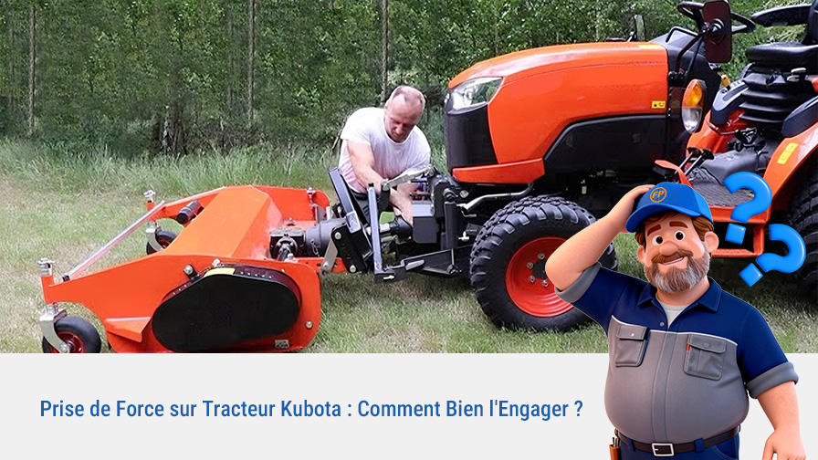 Prise de Force sur Tracteur Kubota : Comment Bien l’Engager ?