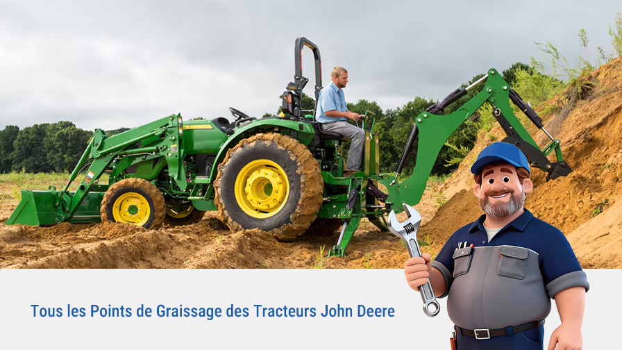 Tous les Points de Graissage des Tracteurs John Deere