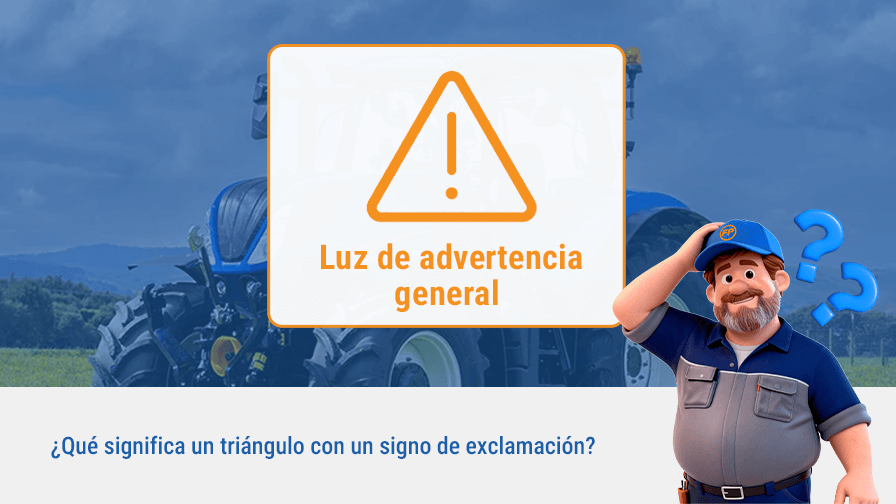 Triángulo con exclamación: ¿cuándo detener la máquina?
