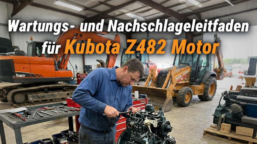 Wartungs- und Nachschlageleitfaden für Kubota Z482 Motor