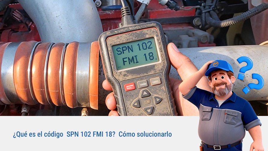 Código SPN 102 FMI 18: ¿Qué significa y cómo solucionarlo?