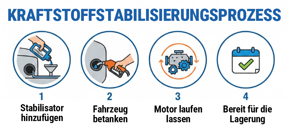 Wie verwendet man Kraftstoffstabilisator